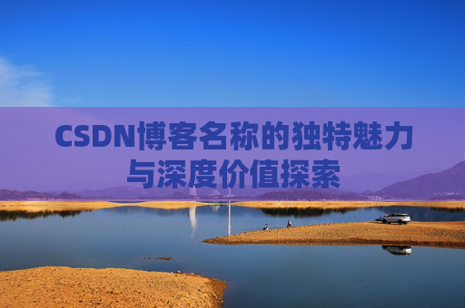 CSDN博客名称的独特魅力与深度价值探索 CSDN博客名称的独特魅力与深度价值探索